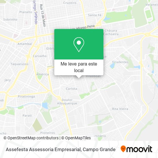 Assefesta Assessoria Empresarial mapa