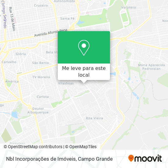 Nbl Incorporações de Imóveis mapa