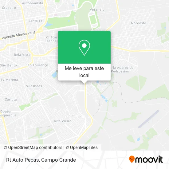 Rt Auto Pecas mapa