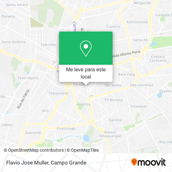 Flavio Jose Muller mapa