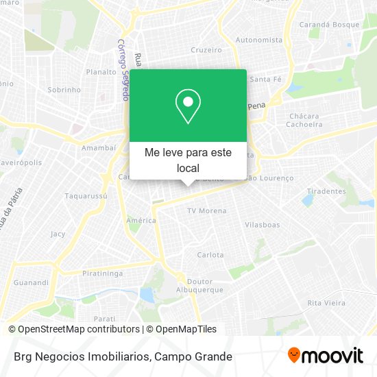 Brg Negocios Imobiliarios mapa