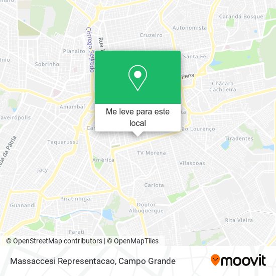 Massaccesi Representacao mapa