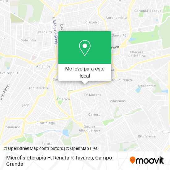 Microfisioterapia Ft Renata R Tavares mapa