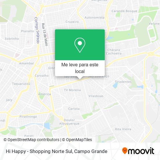 Hi Happy - Shopping Norte Sul mapa