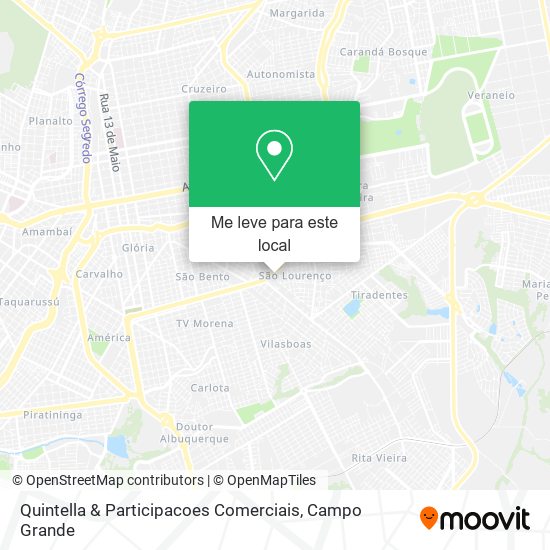 Quintella & Participacoes Comerciais mapa