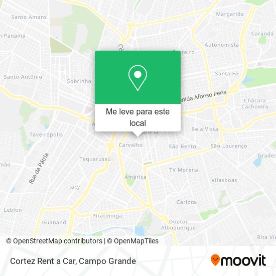 Cortez Rent a Car mapa