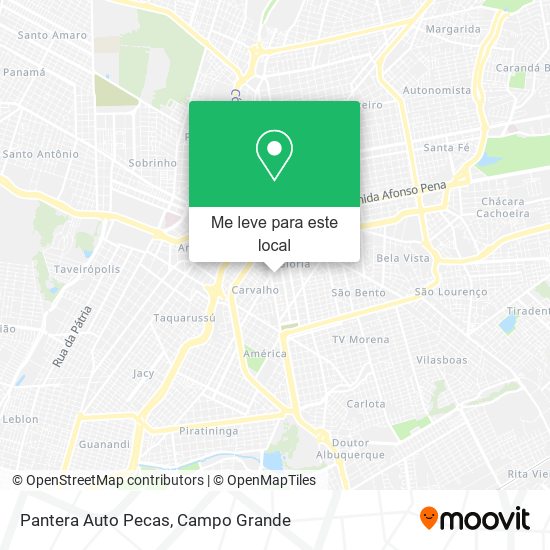 Pantera Auto Pecas mapa