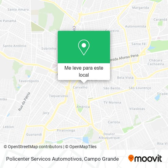 Policenter Servicos Automotivos mapa