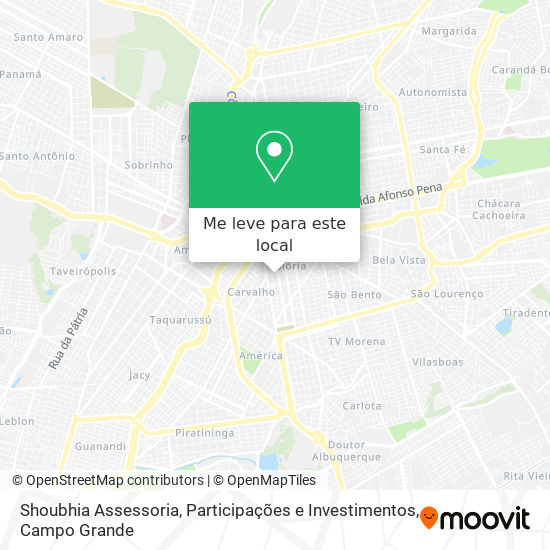 Shoubhia Assessoria, Participações e Investimentos mapa