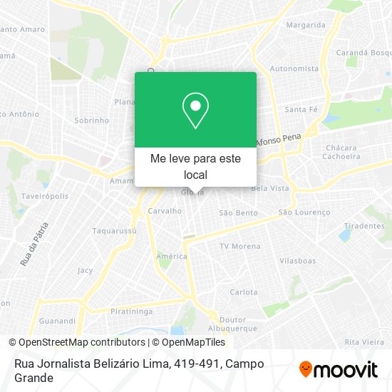 Rua Jornalista Belizário Lima, 419-491 mapa