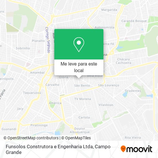 Funsolos Construtora e Engenharia Ltda mapa