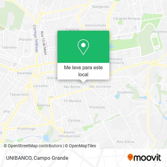 UNIBANCO mapa