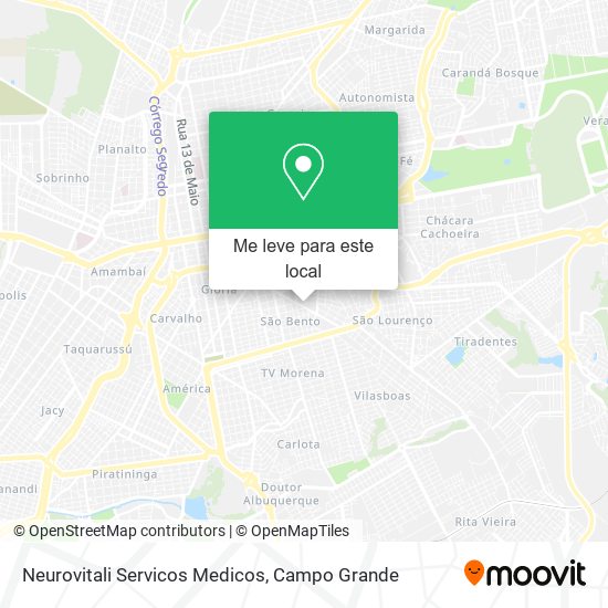 Neurovitali Servicos Medicos mapa