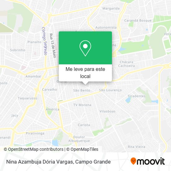 Nina Azambuja Dória Vargas mapa