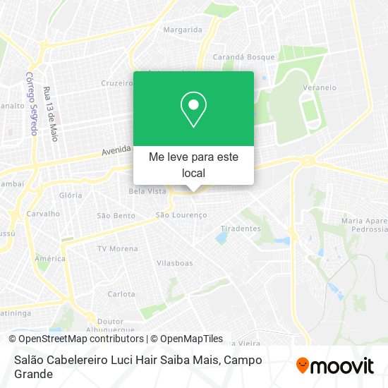 Salão Cabelereiro Luci Hair Saiba Mais mapa