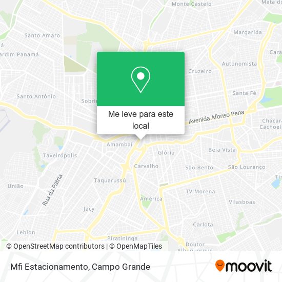 Mfi Estacionamento mapa