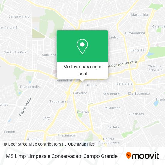 MS Limp Limpeza e Conservacao mapa