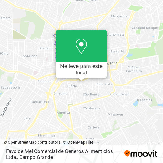 Favo de Mel Comercial de Generos Alimenticios Ltda. mapa