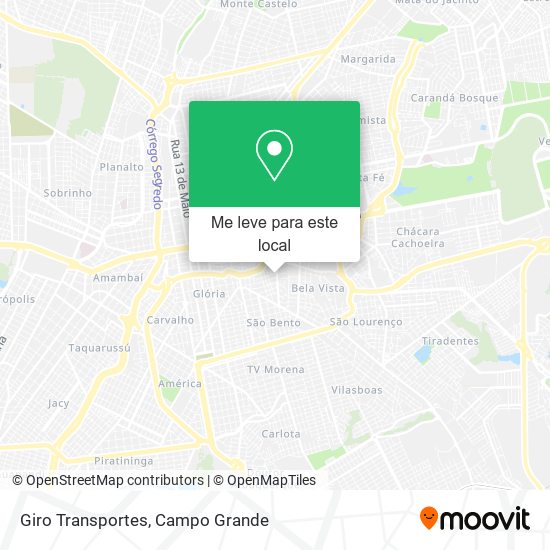 Giro Transportes mapa