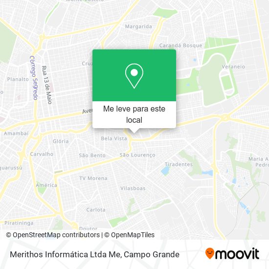 Merithos Informática Ltda Me mapa