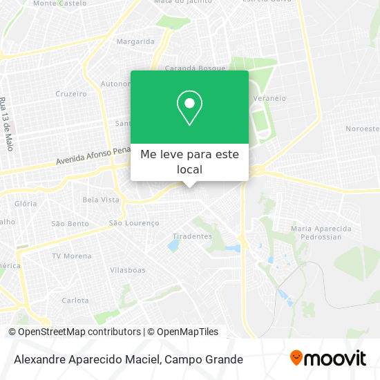 Alexandre Aparecido Maciel mapa