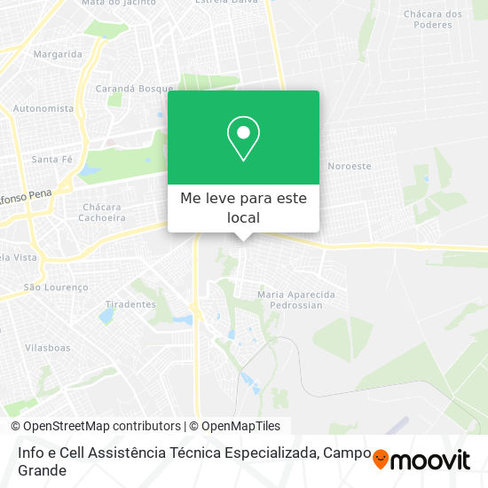 Info e Cell Assistência Técnica Especializada mapa