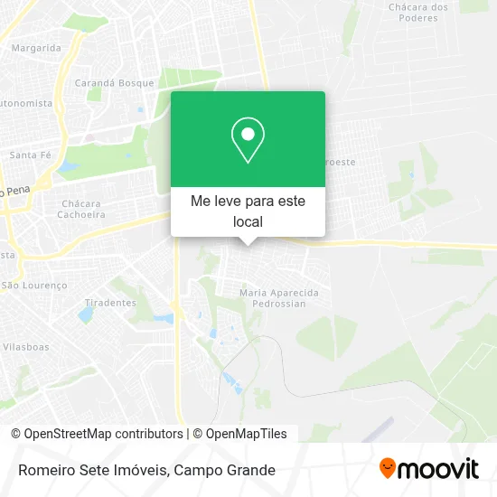Romeiro Sete Imóveis mapa