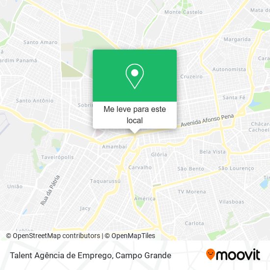 Talent Agência de Emprego mapa