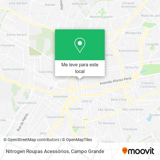 Nitrogen Roupas Acessórios mapa