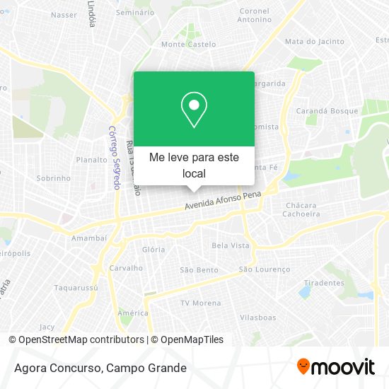 Agora Concurso mapa