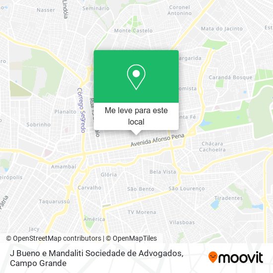 J Bueno e Mandaliti Sociedade de Advogados mapa