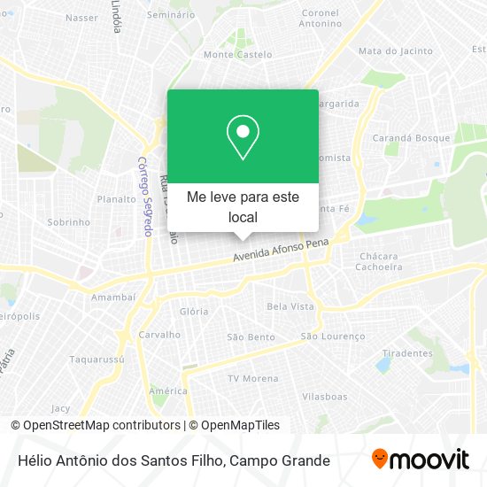 Hélio Antônio dos Santos Filho mapa