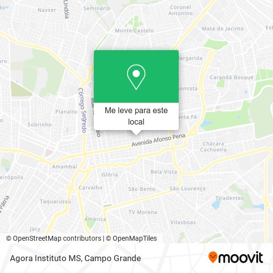 Agora Instituto MS mapa