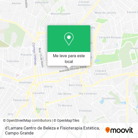 d'Lamare Centro de Beleza e Fisioterapia Estética mapa