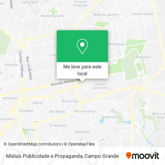 Midia's Publicidade e Propaganda mapa