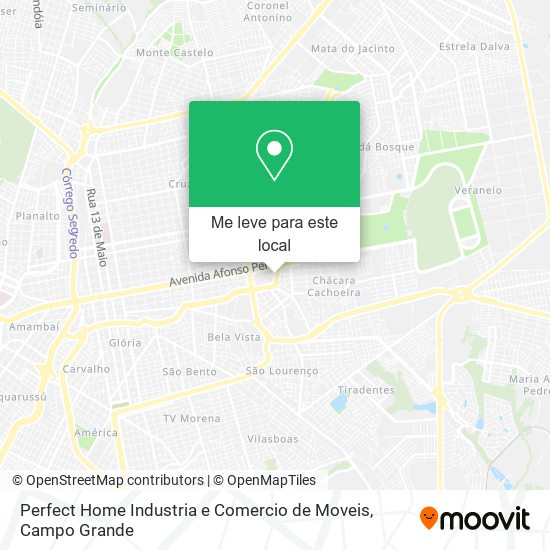 Perfect Home Industria e Comercio de Moveis mapa