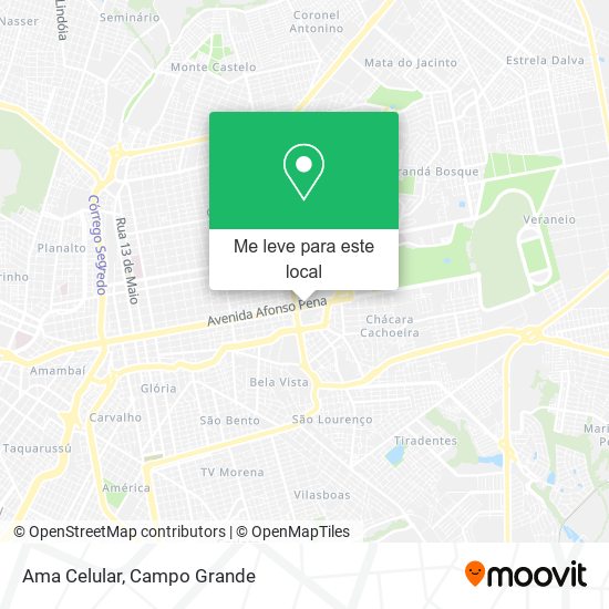 Ama Celular mapa