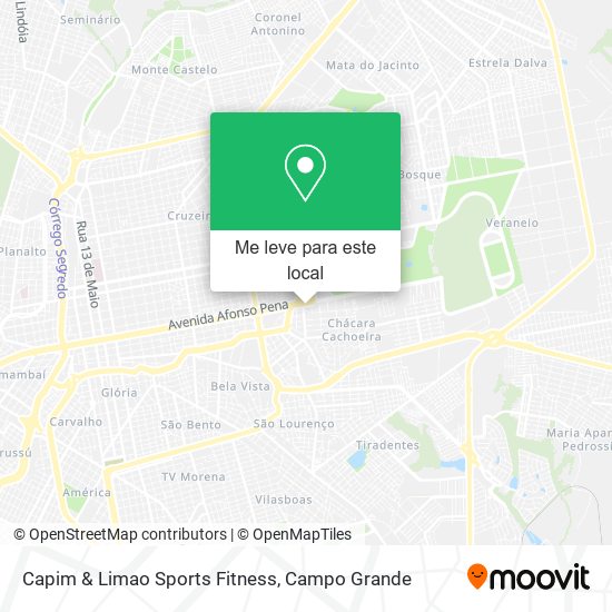 Capim & Limao Sports Fitness mapa