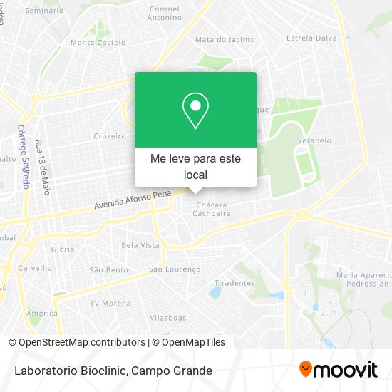 Laboratorio Bioclinic mapa