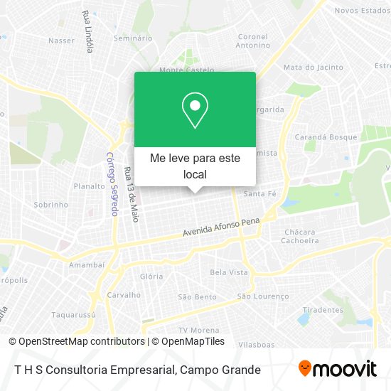 T H S Consultoria Empresarial mapa