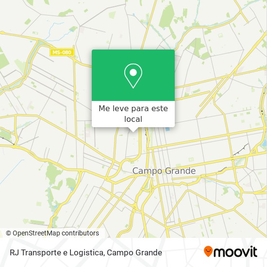 RJ Transporte e Logistica mapa