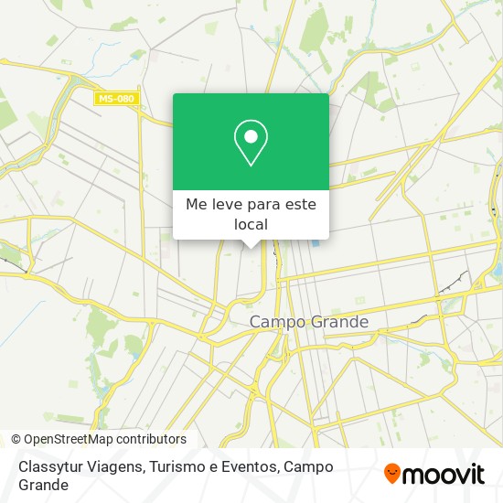 Classytur Viagens, Turismo e Eventos mapa