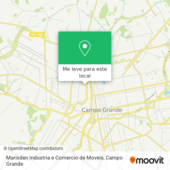 Marisden Industria e Comercio de Moveis mapa