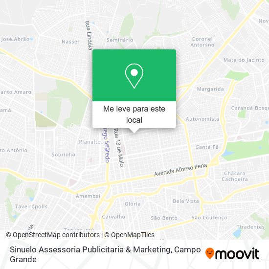 Sinuelo Assessoria Publicitaria & Marketing mapa