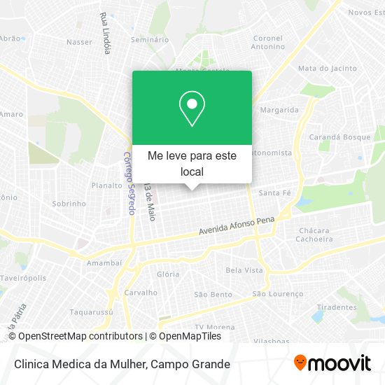 Clinica Medica da Mulher mapa