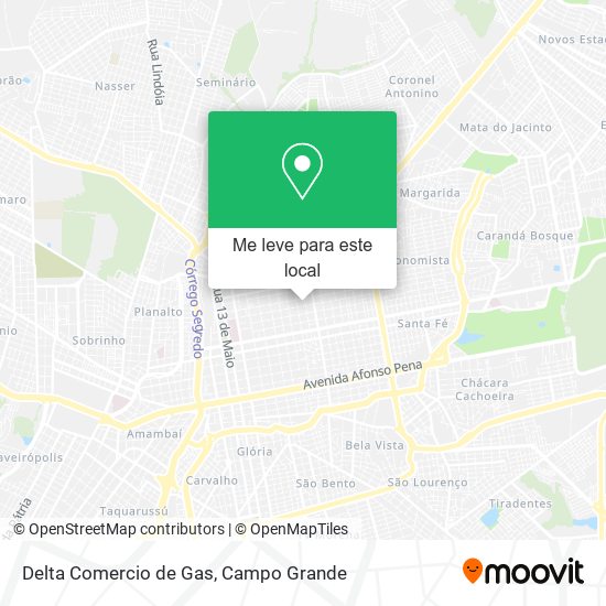 Delta Comercio de Gas mapa