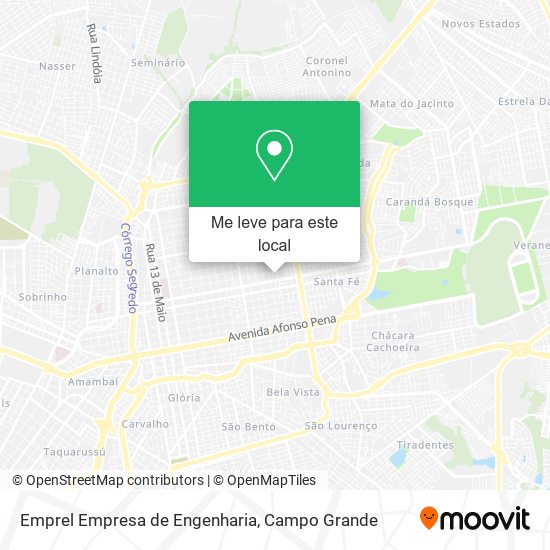 Emprel Empresa de Engenharia mapa