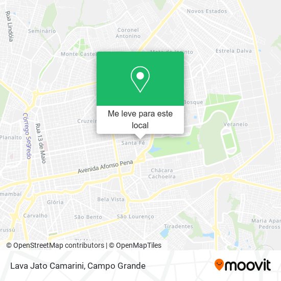 Lava Jato Camarini mapa