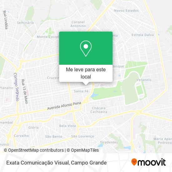 Exata Comunicação Visual mapa