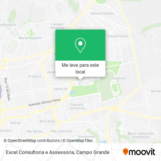 Excel Consultoria e Assessoria mapa